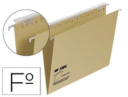 Carpeta colgante fade tiki folio prolongado visor superior 290 mm efecto lupa kraft eco 230 g/m lomo v