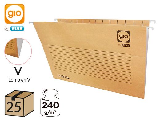 Carpeta Colgante Gio Folio 42200 -Tamaño 240X350 Mm