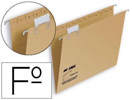 Carpeta Colgante Hamelin Folio Visor Superior Kraft Eco