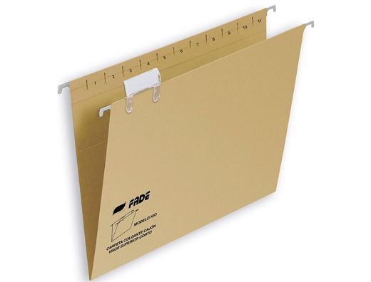 Carpeta Colgante Hamelin Folio Visor Superior Kraft Eco