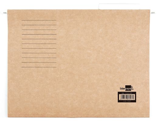 Carpeta Colgante Liderpapel Folio Kraft