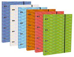 Carpeta con Recambio Liderpapel A4 Cuadro 5 mm 120 Hojas 80 G Forrada 4 Anillas 40 mm Redondas