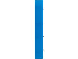 Carpeta con recambio liderpapel a4 cuadro 5mm 100 hojas 80g polipropileno 4 anillas 40mm azul translucido