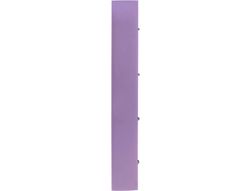 Carpeta con recambio liderpapel a4 cuadro 5mm 100 hojas 80g polipropileno 4 anillas 40mm lavanda opaco