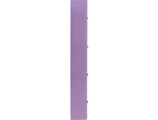 Carpeta con recambio liderpapel a4 cuadro 5mm 100 hojas 80g polipropileno 4 anillas 40mm lavanda opaco