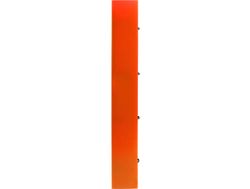 Carpeta con recambio liderpapel a4 cuadro 5mm 100 hojas 80g polipropileno 4 anillas 40mm naranja fluor