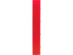 Carpeta con recambio liderpapel a4 cuadro 5mm 100 hojas 80g polipropileno 4 anillas 40mm rojo translucido