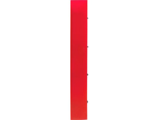 Carpeta con recambio liderpapel a4 cuadro 5mm 100 hojas 80g polipropileno 4 anillas 40mm rojo translucido