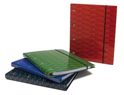 Carpeta con Recambio Liderpapel A5 Cuadro 5Mm Forrada 4 Anillas 20Mm