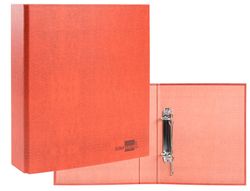 Carpeta de 2 Anillas 25Mm Mixtas Liderpapel Cuarto Carton Cuero Forrado Compresor Plastico