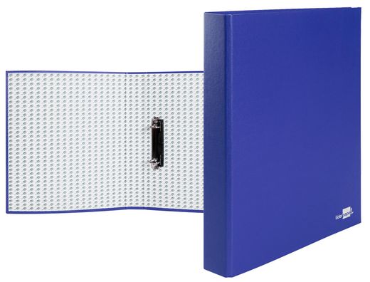 Carpeta de 2 Anillas 25Mm Mixtas Liderpapel Folio Carton Forrado Paper Coat Compresor Plastico Azul