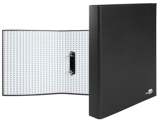 Carpeta de 2 Anillas 25Mm Mixtas Liderpapel Folio Carton Forrado Paper Coat Compresor Plastico Negra