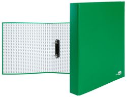 Carpeta de 2 Anillas 25Mm Mixtas Liderpapel Folio Carton Forrado Paper Coat Compresor Plastico Verde