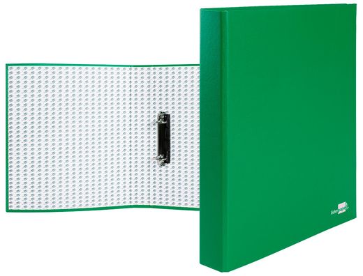 Carpeta de 2 Anillas 25Mm Mixtas Liderpapel Folio Carton Forrado Paper Coat Compresor Plastico Verde
