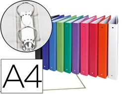 Carpeta de 2 Anillas 30Mm Redondas Exacompta A4 Carton Forrado Colores Surtidos