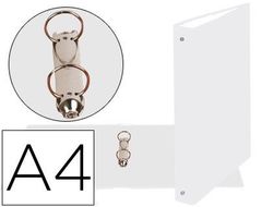 Carpeta de 2 Anillas 30Mm Redondas Exacompta Din A4 Carton Forrado Blanco