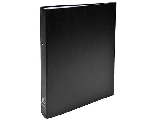Carpeta de 2 Anillas 30Mm Redondas Exacompta Din A4 Carton Forrado Negro