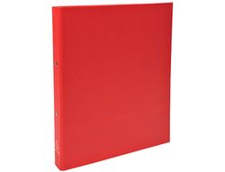 Carpeta de 2 Anillas 30Mm Redondas Exacompta Din A4 Carton Forrado Rojo