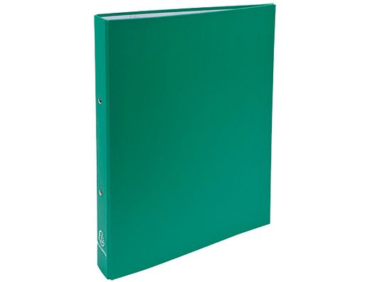 Carpeta de 2 Anillas 30Mm Redondas Exacompta Din A4 Carton Forrado Verde