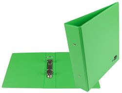 Carpeta de 2 Anillas 40 mm Redondas Liderpapel A5 Carton Forrado Pvc Verde