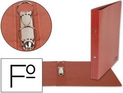 Carpeta de 2 Anillas 40Mm Redondas Liderpapel Folio Carton Cuero