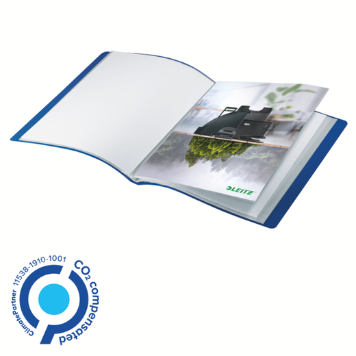 Carpeta de 20 fundas Leitz Recycle. PP. DIN A4, azul