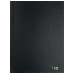 Carpeta de 3 solapas de cartón Leitz Recycle. 100% reciclable. DIN A4, negro