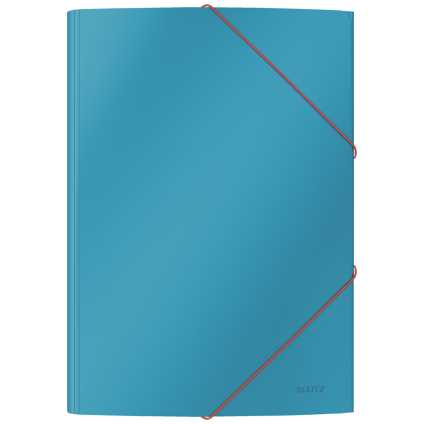 Carpeta de 3 solapas Leitz Cosy. DIN A4. Cartón, azul