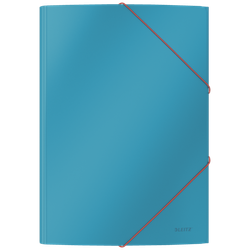 Carpeta de 3 solapas Leitz Cosy. DIN A4. Cartón, azul