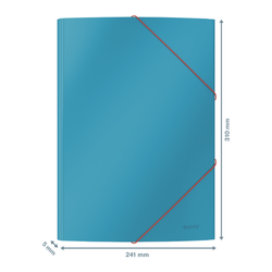 Carpeta de 3 solapas Leitz Cosy. DIN A4. Cartón, azul