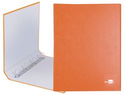 Carpeta de 4 Anillas 25Mm Mixtas Liderpapel Folio Carton Forrado Paper Coat Naranja