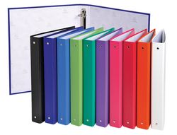 Carpeta de 4 Anillas 30Mm Redondas Exacompta A4 Carton Forrado Colores Surtidos