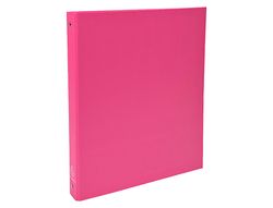 Carpeta de 4 Anillas 30Mm Redondas Exacompta A4 Carton Forrado Rosa