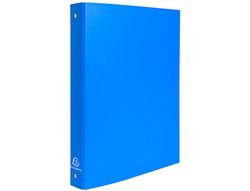 Carpeta de 4 Anillas 30Mm Redondas Exacompta Din A4 Carton Forrado Azul Claro