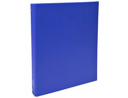 Carpeta de 4 Anillas 30Mm Redondas Exacompta Din A4 Carton Forrado Azul