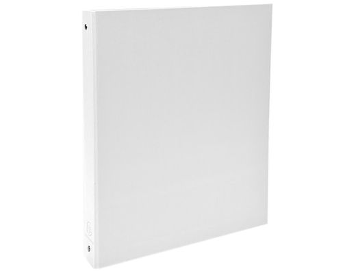 Carpeta de 4 Anillas 30Mm Redondas Exacompta Din A4 Carton Forrado Blanco