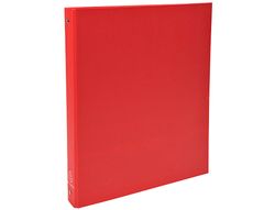Carpeta de 4 Anillas 30Mm Redondas Exacompta Din A4 Carton Forrado Rojo