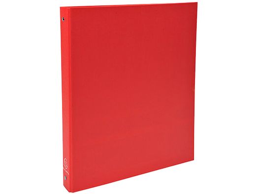 Carpeta de 4 Anillas 30Mm Redondas Exacompta Din A4 Carton Forrado Rojo