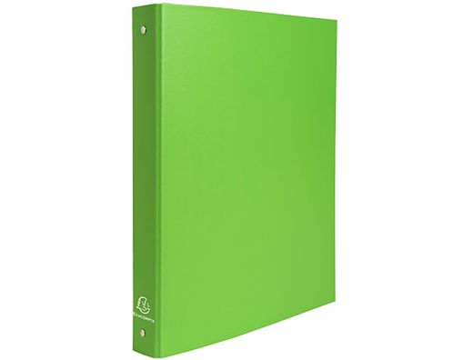 Carpeta de 4 Anillas 30Mm Redondas Exacompta Din A4 Carton Forrado Verde Anis