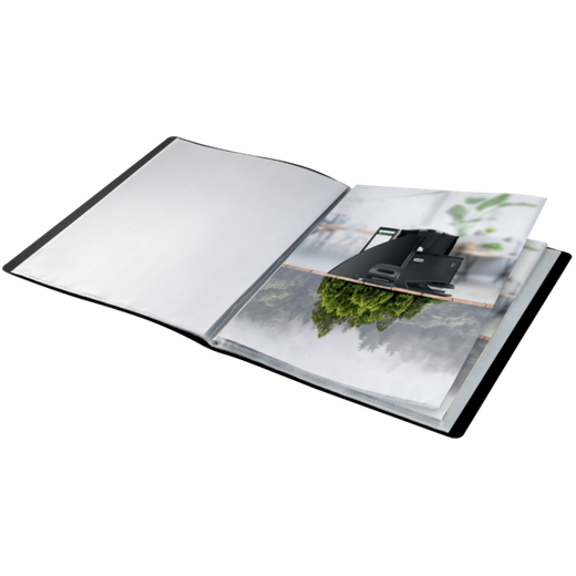 Carpeta de 40 fundas Leitz Recycle. PP DIN A4, negro