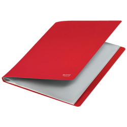 Carpeta de 40 fundas Leitz Recycle. PP DIN A4, rojo