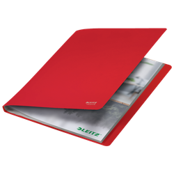 Carpeta de 40 fundas Leitz Recycle. PP DIN A4, rojo