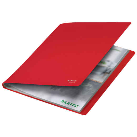 Carpeta de 40 fundas Leitz Recycle. PP DIN A4, rojo