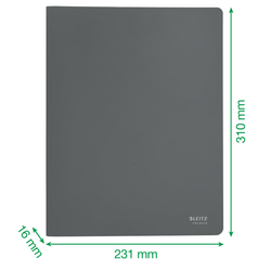 Carpeta de 40 fundas Leitz Recycle. PP DIN A4, rojo