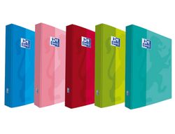 Carpeta de anillas oxford school din a4+ tapa extradura 4 anillas 40 mm colores tendencias surtidos surtidos