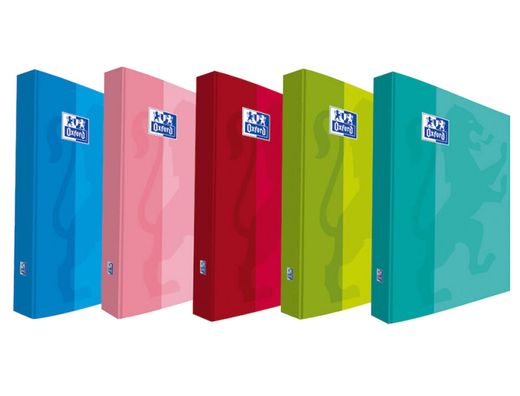 Carpeta de anillas oxford school din a4+ tapa extradura 4 anillas 40 mm colores tendencias surtidos surtidos
