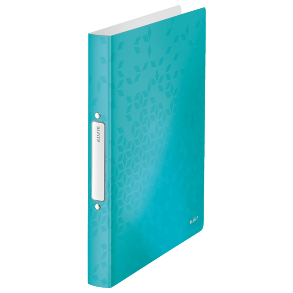 Carpeta de anillas WOW. PP. 2 anillas redondas de 25 mm. DIN A4, turquesa