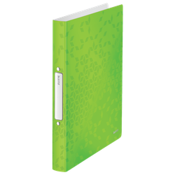 Carpeta de anillas WOW. PP. 2 anillas redondas de 25 mm. DIN A4, verde