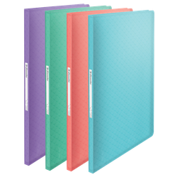 Carpeta de fundas Esselte Colour'Breeze PP. Tapas flexibles. 40 fundas. DIN A4, surtidos