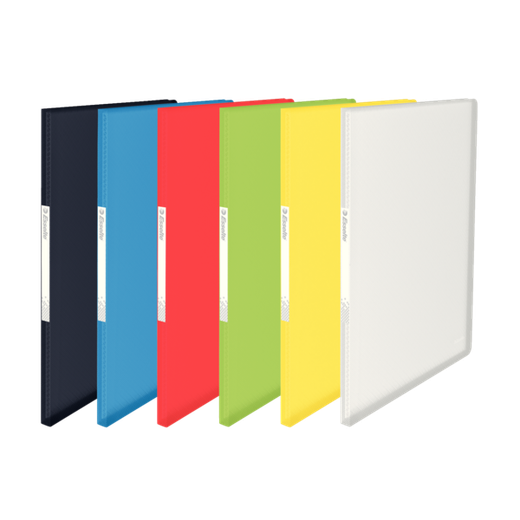 Carpeta de fundas Esselte Vivida. PP. Tapas Flexibles. 40 fundas. DIN A4, surtidos
